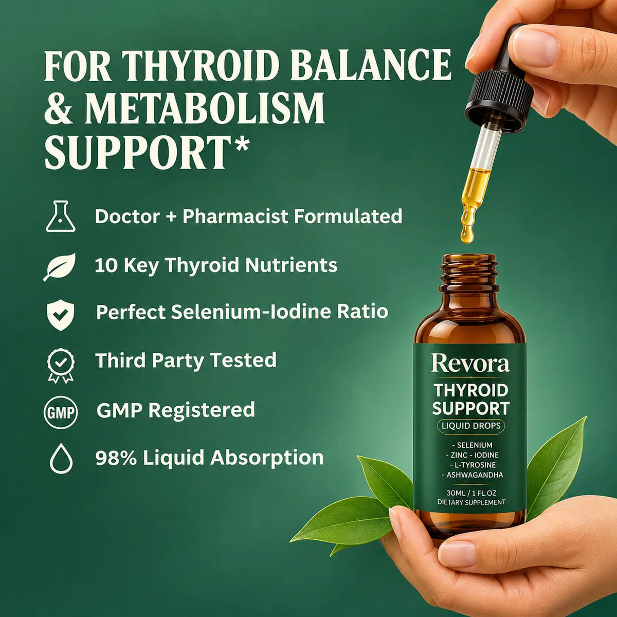 Revora Thyroid Support Drops